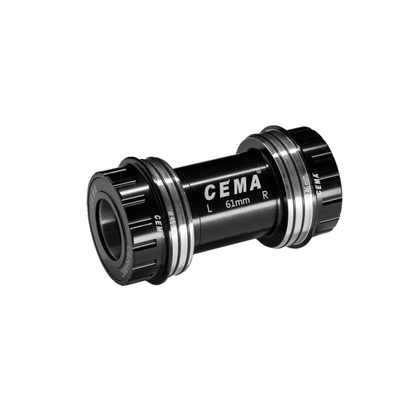 Cema Bottom Bracket | OSBB Shimano | PressFit BB61 | Stainless Steel | Black