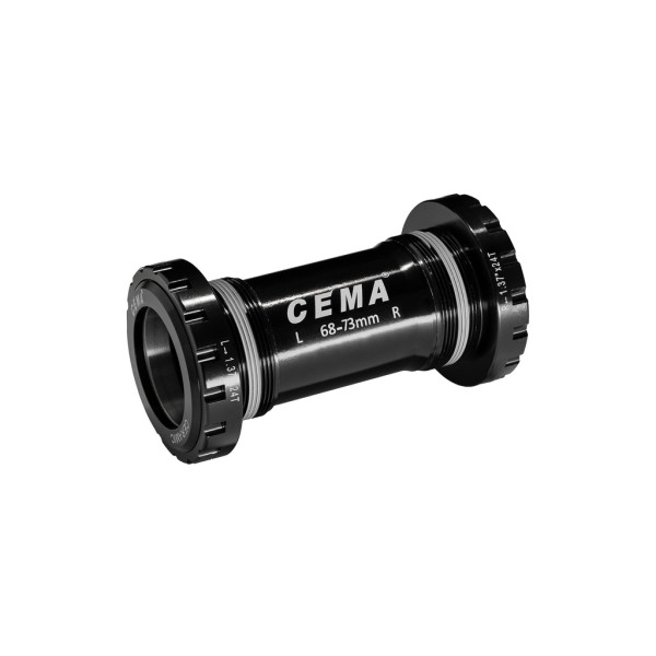 Cema Bottom Bracket | PRAXIS M30 | BSA 68/73 mm | Stainless Steel | Black