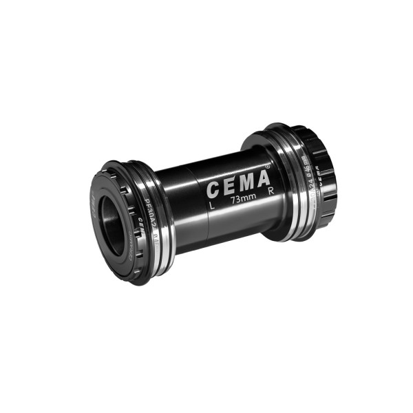 Cema Bottom Bracket  | Shimano | PressFit PF30A 73 mm | Stainless Steel | Black