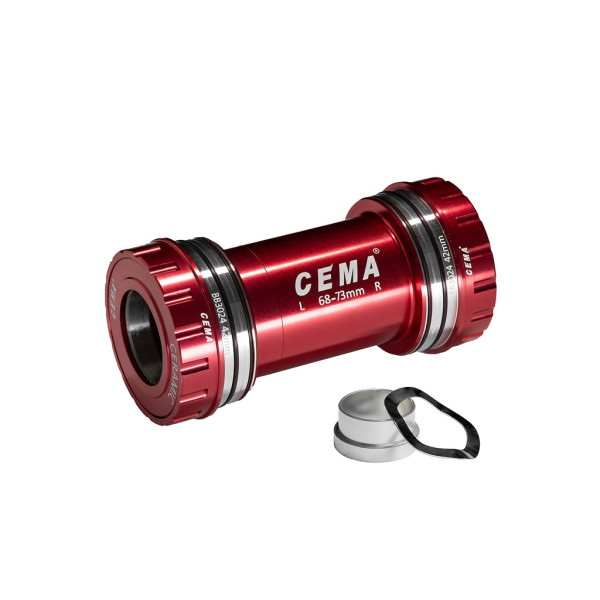 Cema miniklio velenas | SRAM GXP | BB30 68/73 mm | Keramika | Red