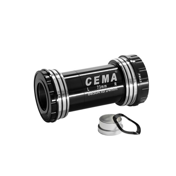 Cema miniklio velenas | SRAM GXP | BB30A 73 mm | Keramika | Black