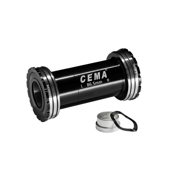 Cema miniklio velenas | SRAM GXP | BB386 Evo 86.5 mm | Keramika | Black