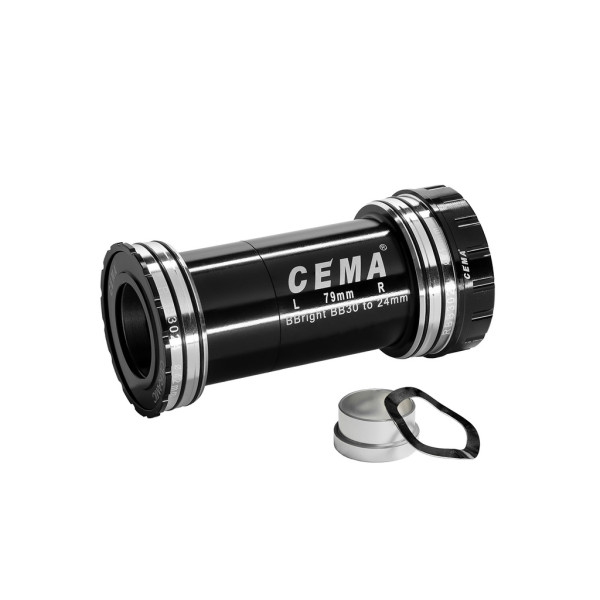 Cema Bottom Bracket | SRAM GXP | BBright42 79 mm | Stainless Steel | Black