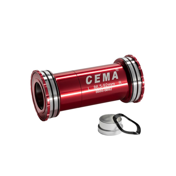 Cema miniklio velenas | SRAM GXP | PressFit BB86-BB92 | Keramika | Red