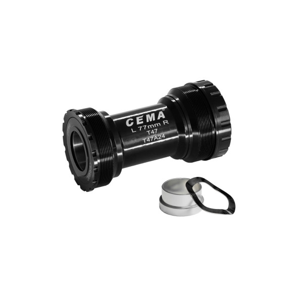 Cema miniklio velenas / SRAM GXP / T47A 77 mm / Nerūdijantis plienas / Black