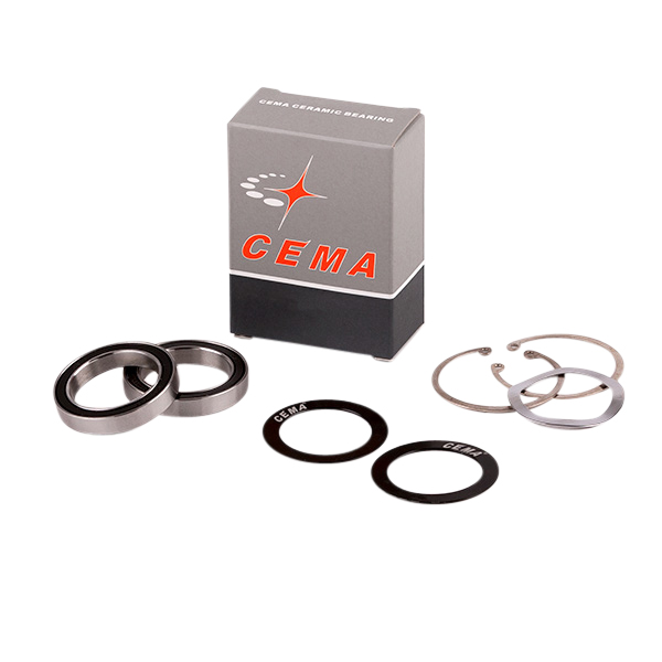 Cema Bottom Bracket | BB30/PF30 | BB30 68/73 mm | Ceramic | Black