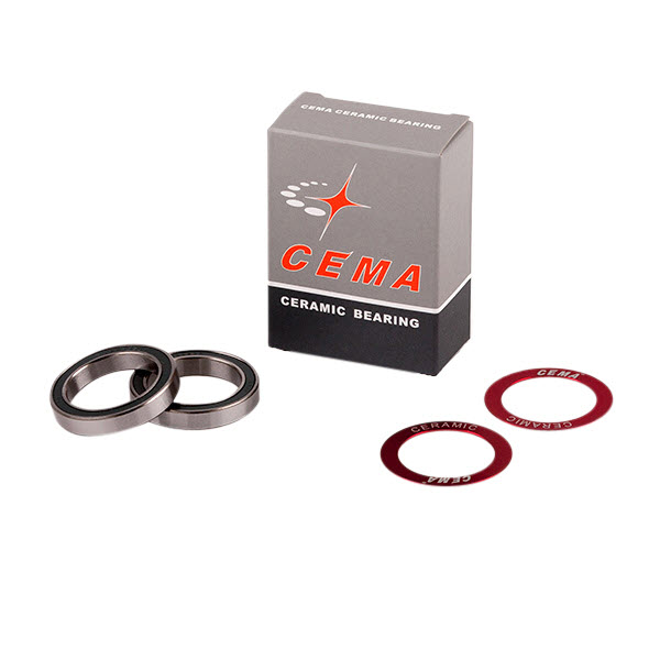 Cema Bottom Bracket Bearings | 30 mm | Ceramic | Red