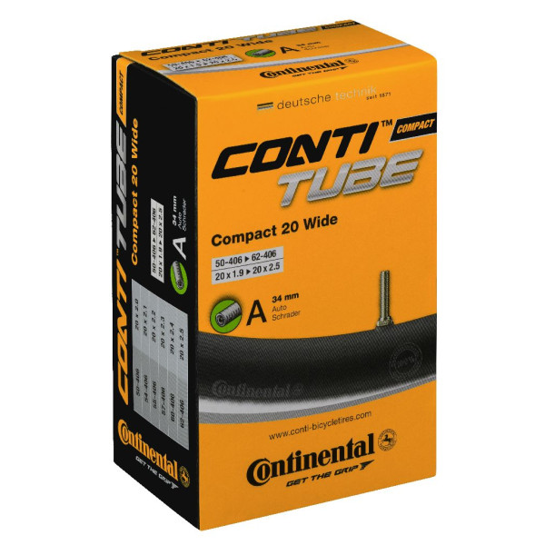 Continental Compact 20" Wide Inner Tube | AV 34mm