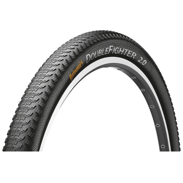 Continental Double Fighter III 28" Wire Tire | Black - Black