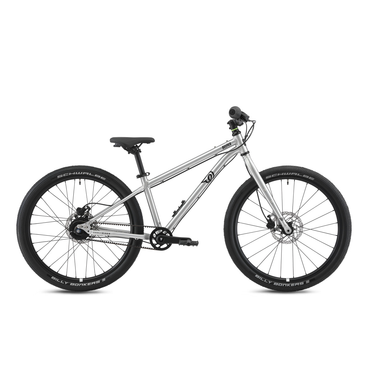 Early Rider Belter 24" vaikiškas dviratis | Brushed Aluminium