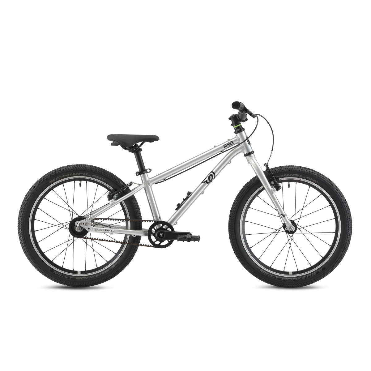 Early Rider Belter Auto 20" vaikiškas dviratis | Brushed Aluminium