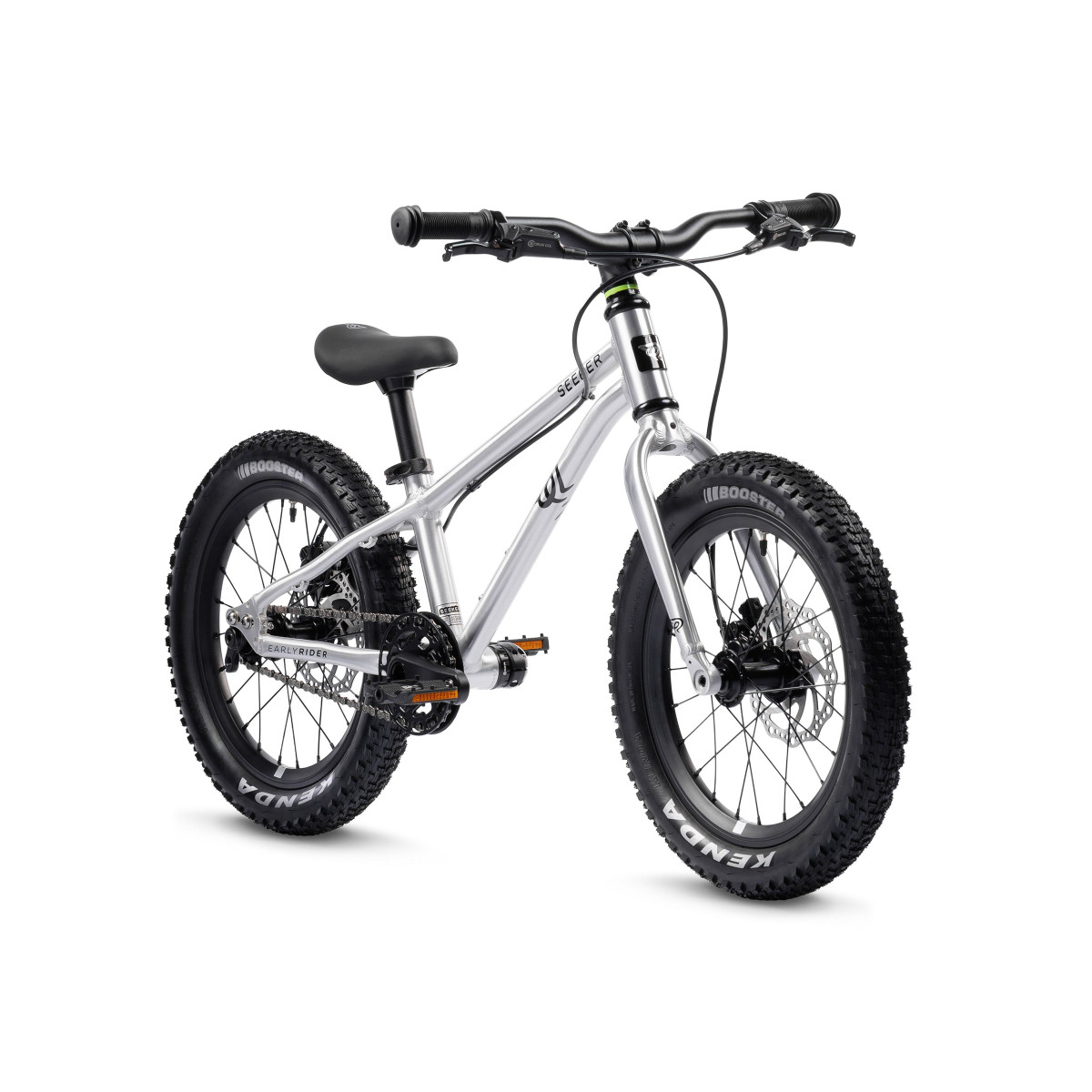 Early Rider Seeker 16" Kids Bike | Brushed Aluminium