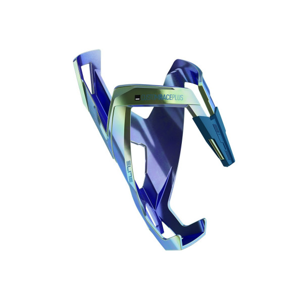 Elite Custom Race Plus Bottle Cage | Shiny Blue Green
