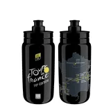 Elite Fly Bottle 550 ml | Teams 2023 Tour de France Black Map