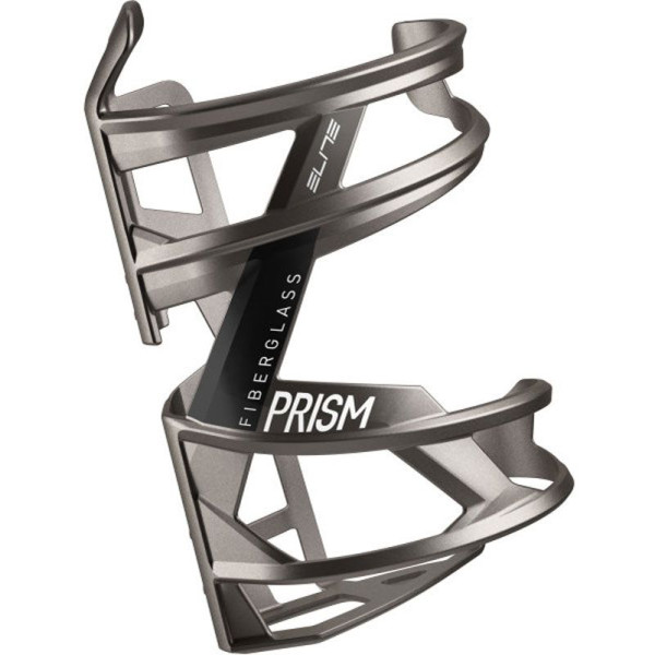 Elite Prism Bottle Cage | Right | Titanium Metal - Black