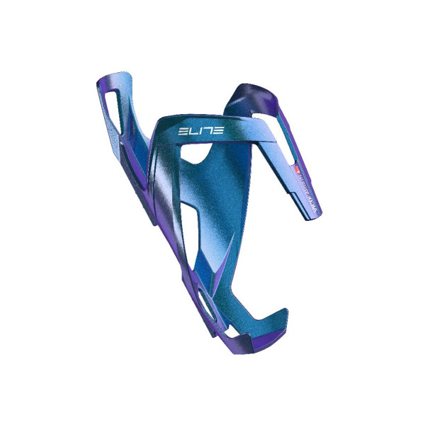 Elite Vico Glam Bottle Cage | Metal Blue White Graphic