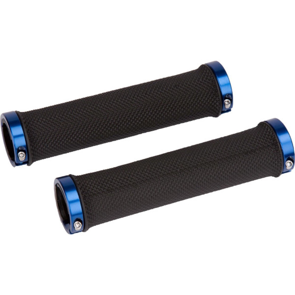 Ergotec Bilbao Locking Locking Grips | Black - Blue