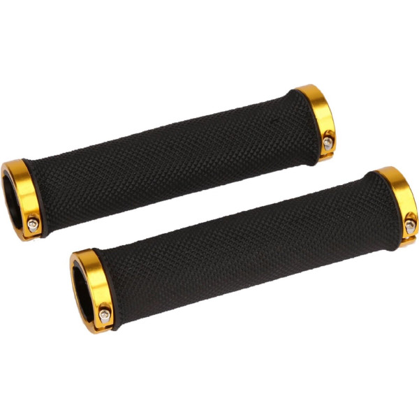 Ergotec Bilbao Locking Grips | Black - Gold