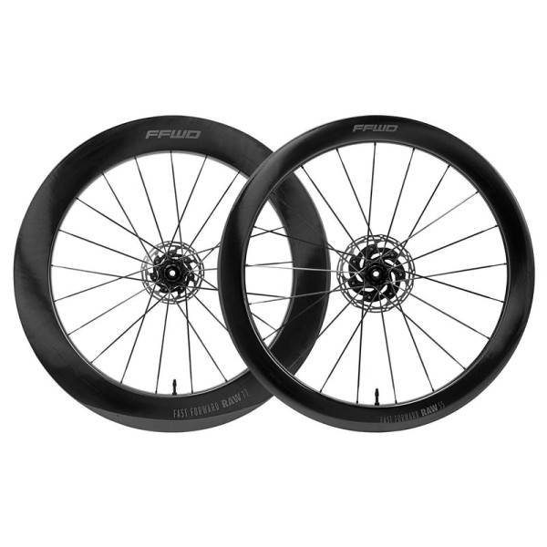 Fast Forward RAW 55/77 karboniniai ratai | Gloss Black