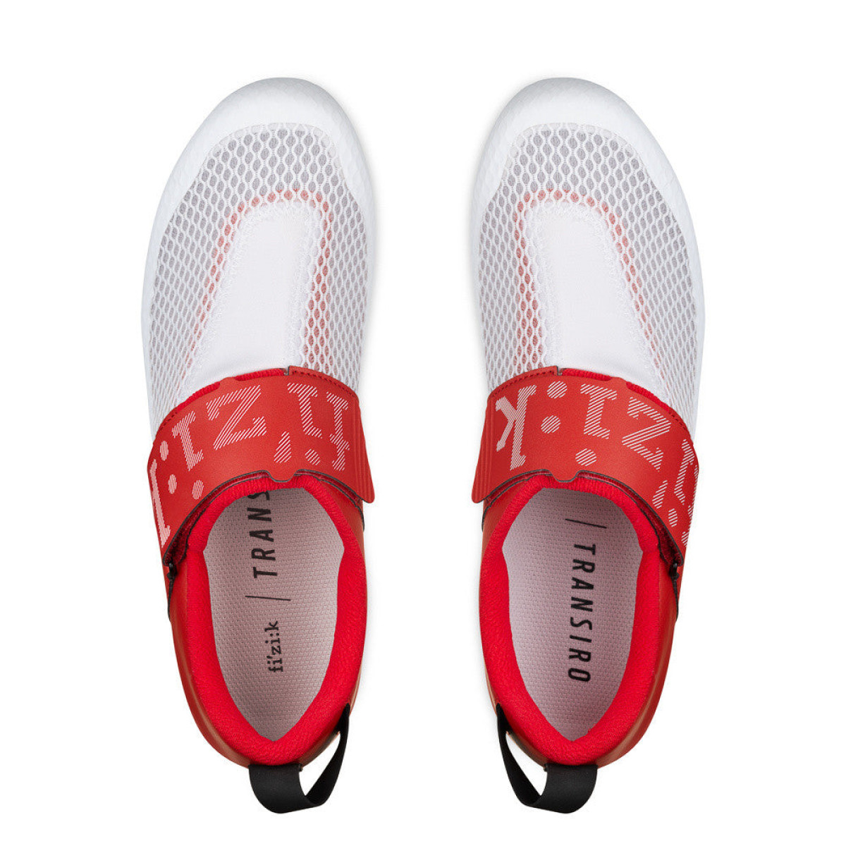Fizik Transiro Hydra triatlono batai | White - Metal Red