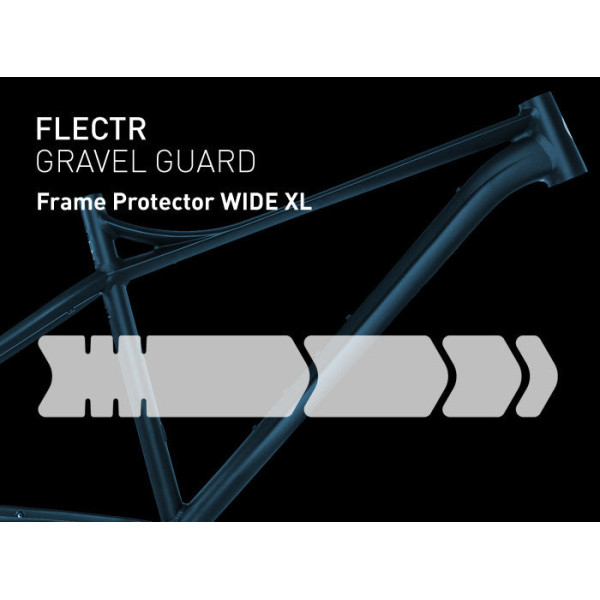 FLECTR Gravel Guard klijuojama rėmo apsauga / Wide XL