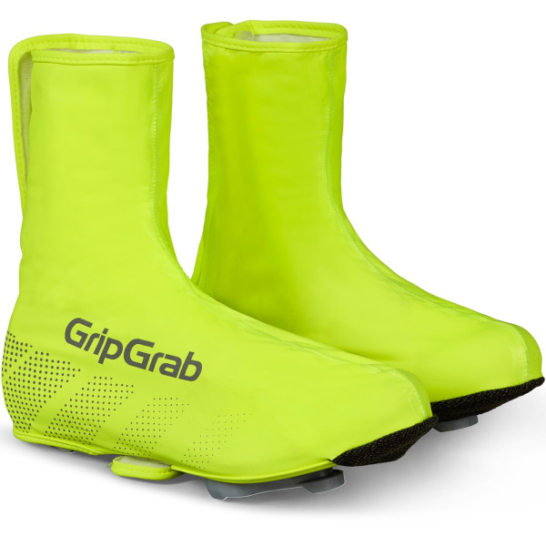 GripGrab Ride Waterproof Road Shoe Covers  | Yellow Hi-Vis