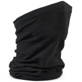 GripGrab Freedom Warp Knitted Seamless Neck Warmer | Black