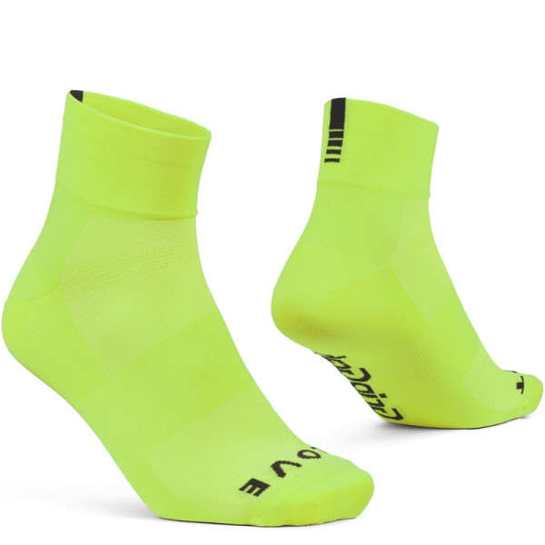 GripGrab Lightweight SL Short kojinės / Yellow Hi-Vis