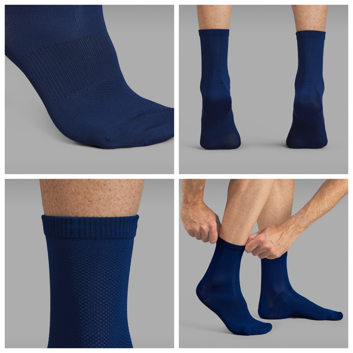 GripGrab Lightweight Airflow Short kojinės / Navy Blue GripGrab Lightweight Airflow Short kojinės / Navy Blue