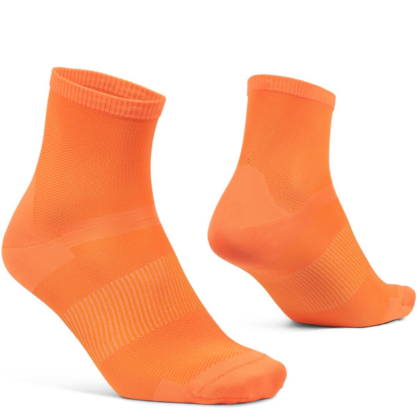 GripGrab Lightweight Airflow Short Socks | Orange Hi-Vis