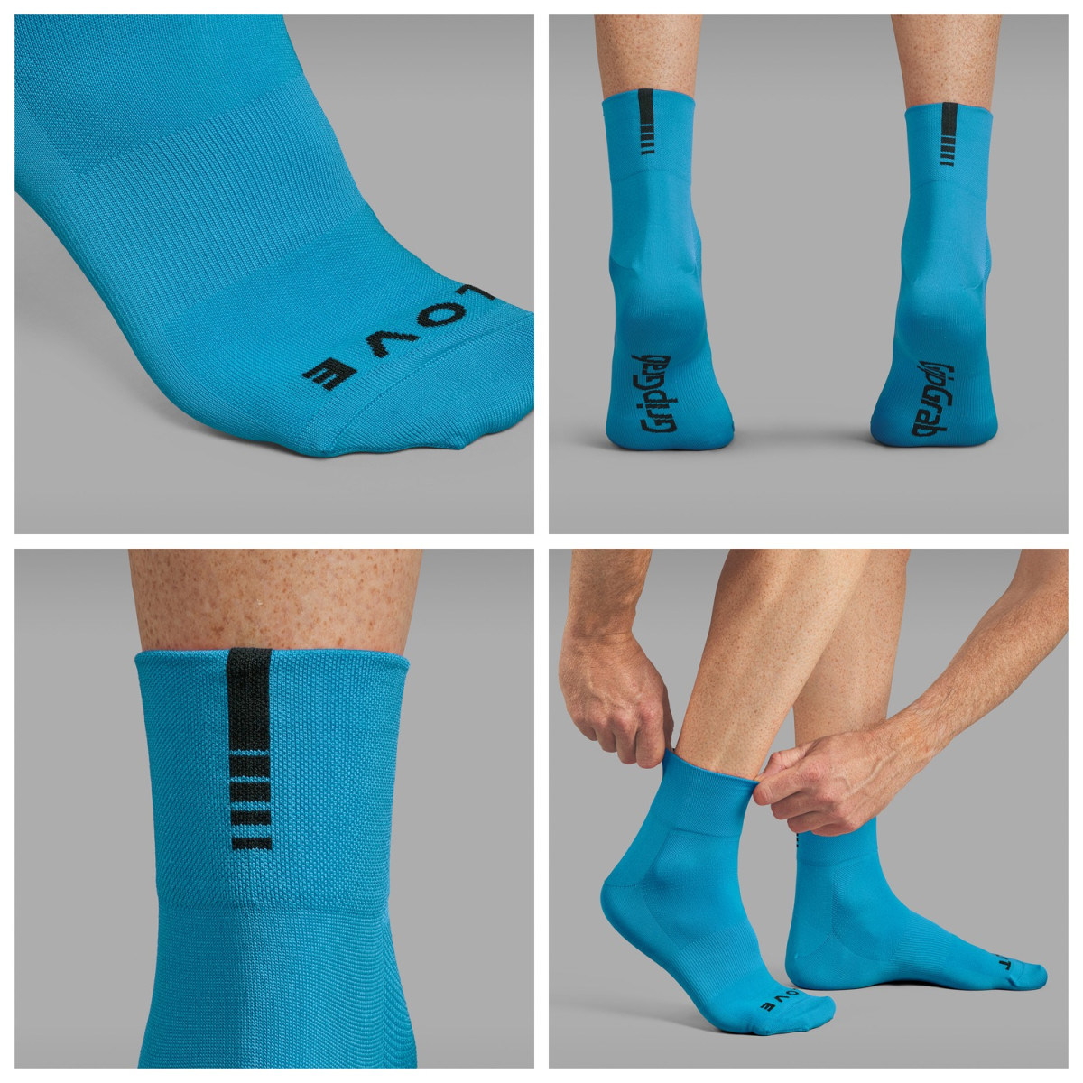 GripGrab Lightweight SL Short kojinės | Blue GripGrab Lightweight SL Short kojinės | Blue
