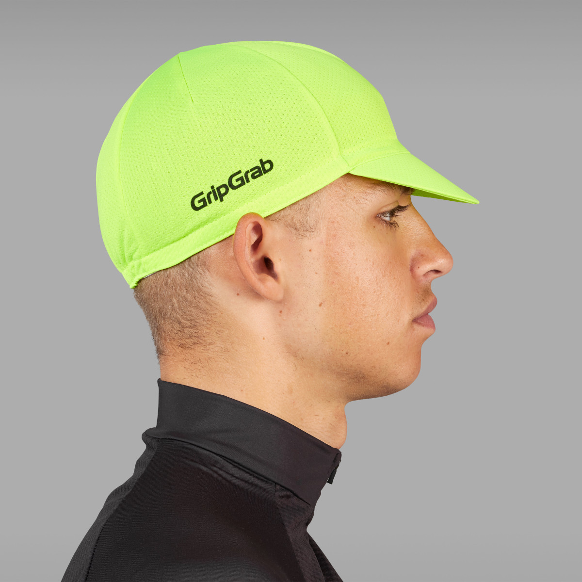 GripGrab Lightweight vasarinė kepurė / Yellow Hi-Vis