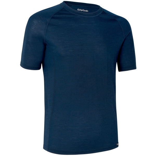 GripGrab  Merino Polyfibre termo marškinėliai / Navy Blue