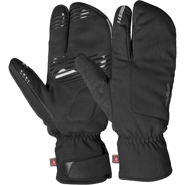 GripGrab Nordic 2 Windproof Lobster Gloves | Black