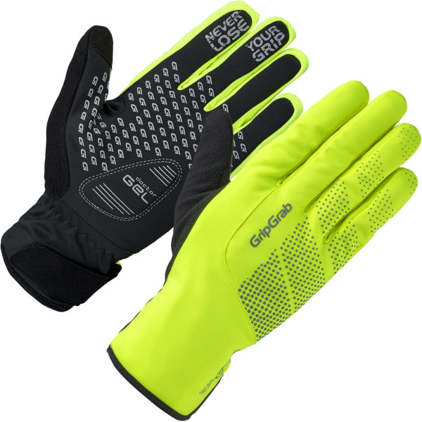 GripGrab Ride Waterproof Winter pirštinės | Yellow Hi-Vis