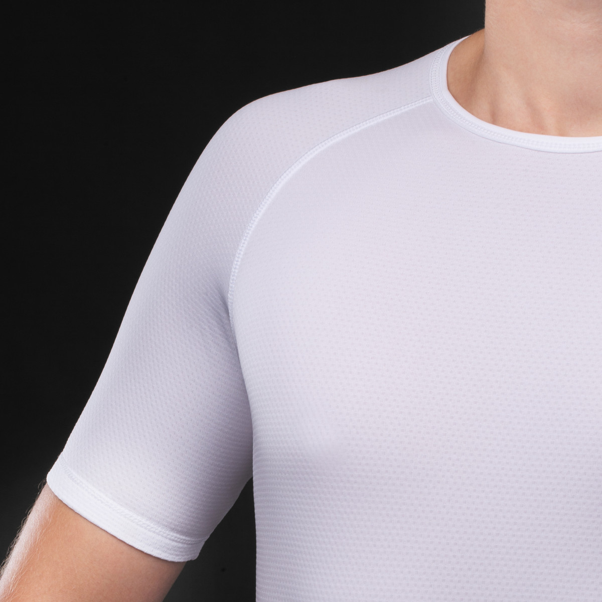 GripGrab Ride Thermal Short Sleeve apatiniai marškinėliai / White