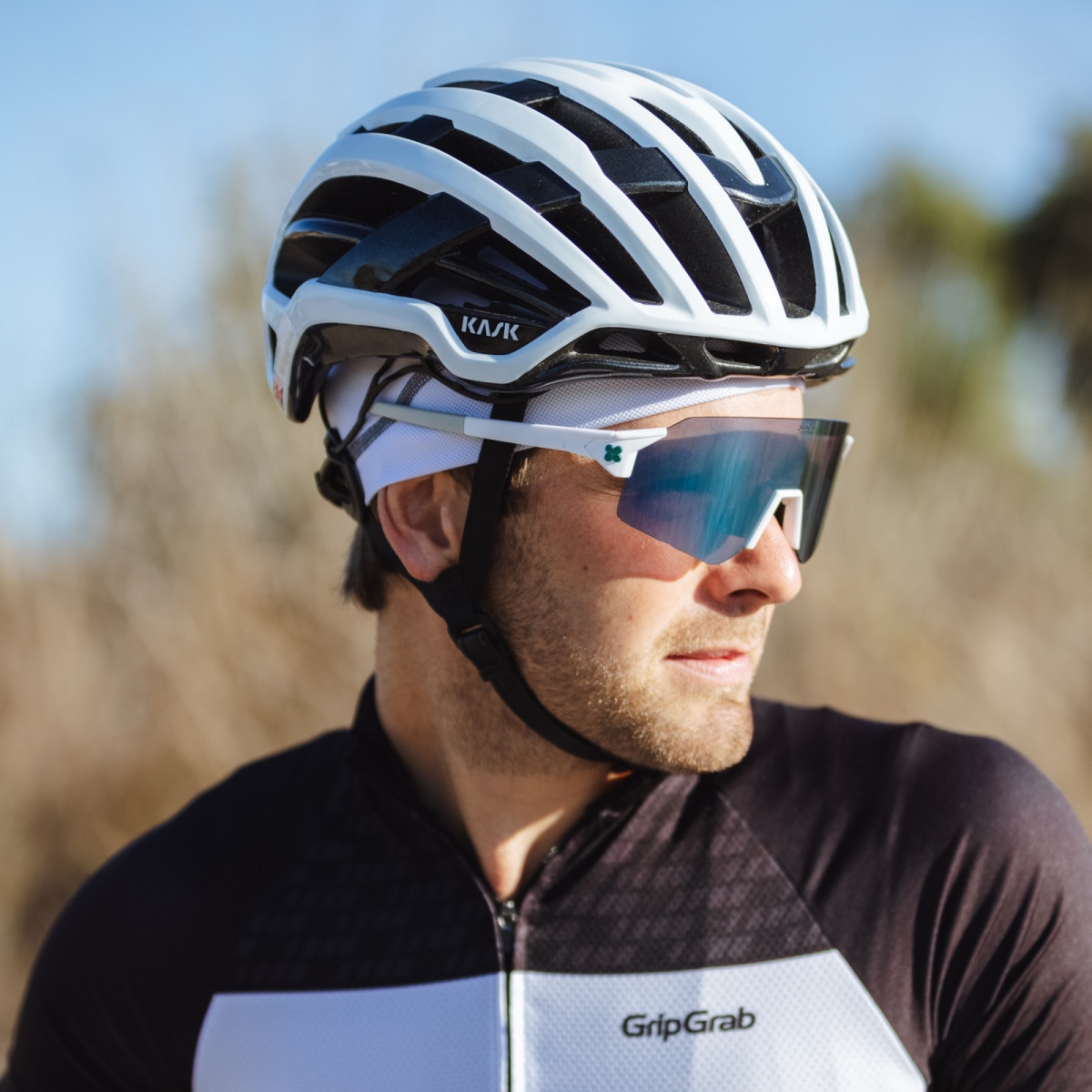 GripGrab UPF 50+ Lightweight vasarinė kepurė | White GripGrab UPF 50+ Lightweight vasarinė kepurė | White