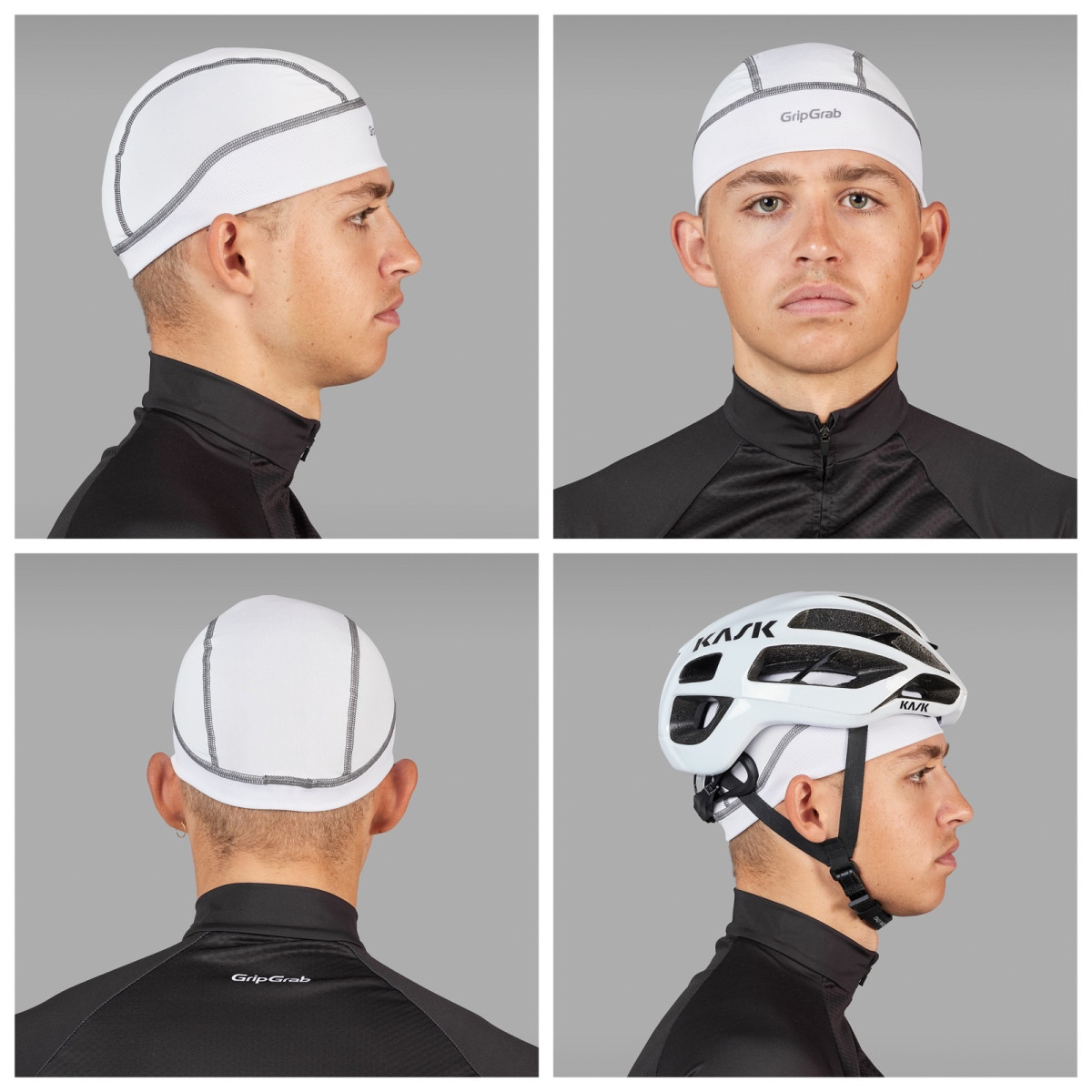 GripGrab UPF 50+ Lightweight vasarinė kepurė | White GripGrab UPF 50+ Lightweight vasarinė kepurė | White