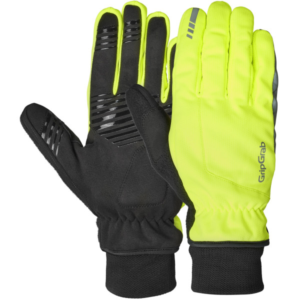 GripGrab Windster 2 Windproof Winter pirštinės | Yellow Hi-Vis