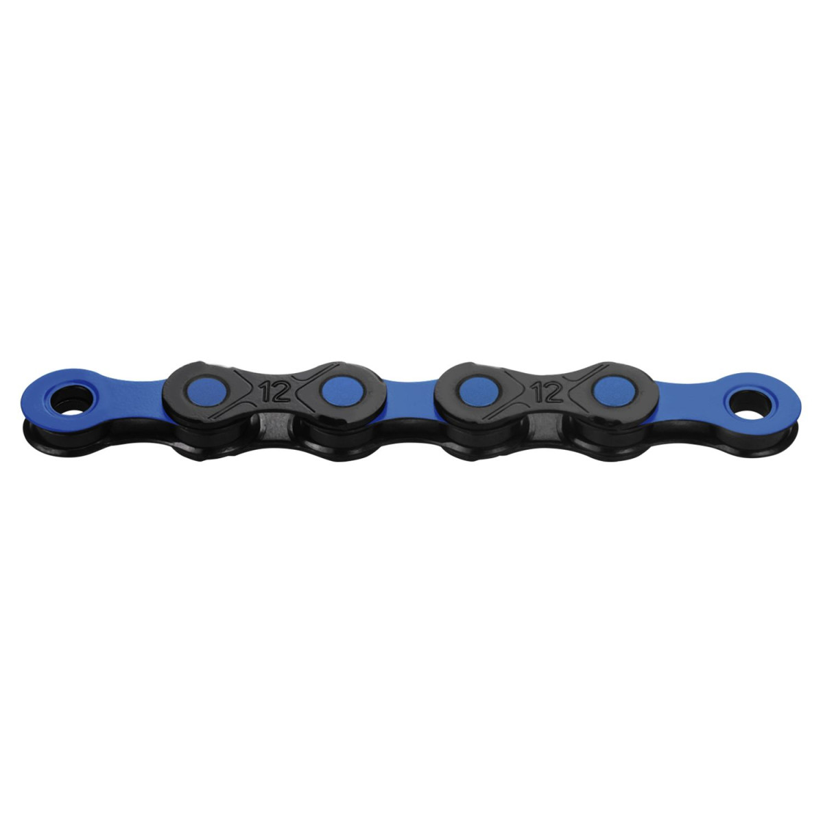 KMC DLC12 Waxed grandinė | 12 pavarų | Black - Blue