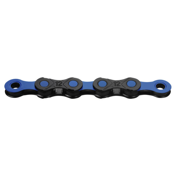 KMC DLC12 Waxed grandinė | 12 pavarų | Black - Blue