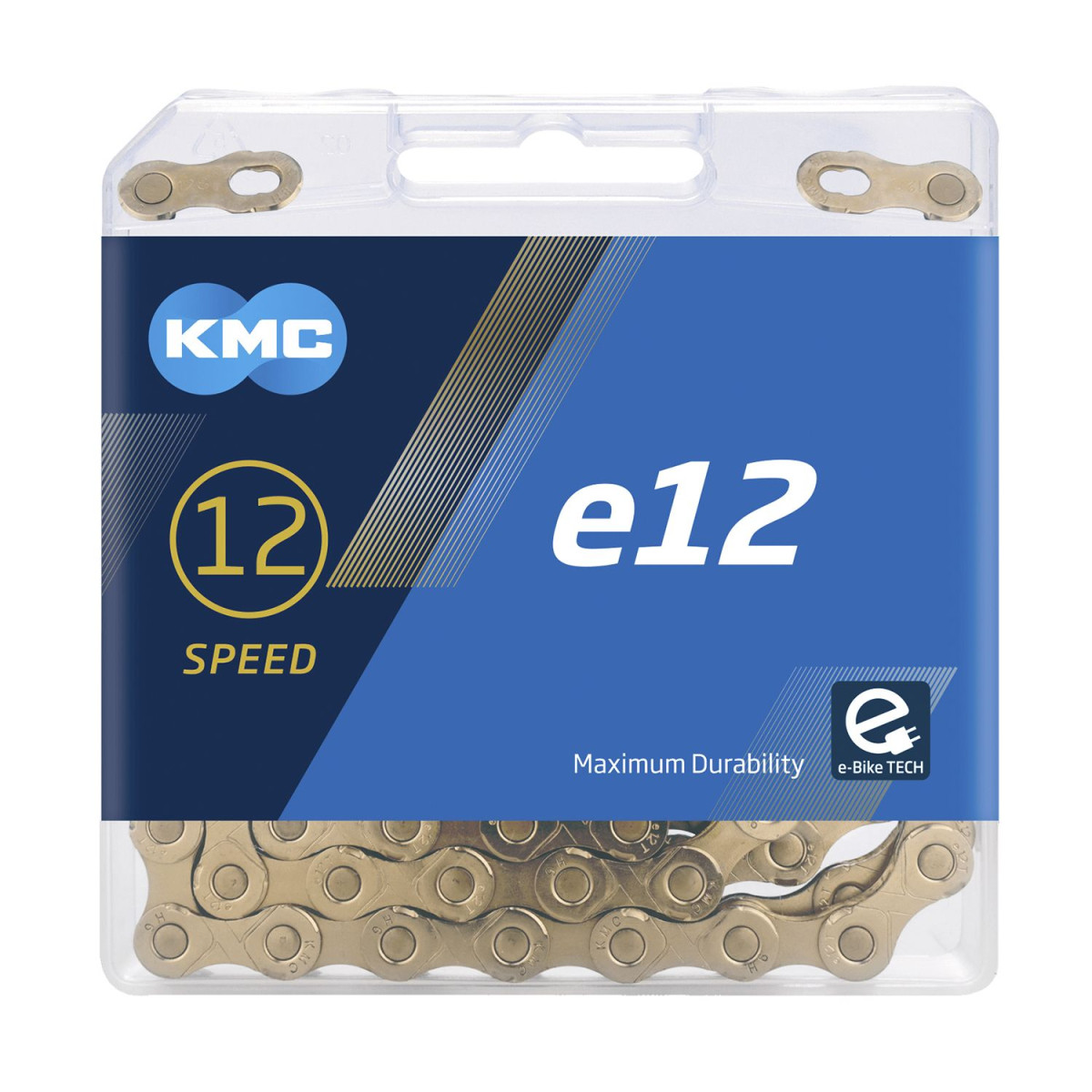 KMC e12 Ti-N Gold grandinė | 12 pavarų | Gold