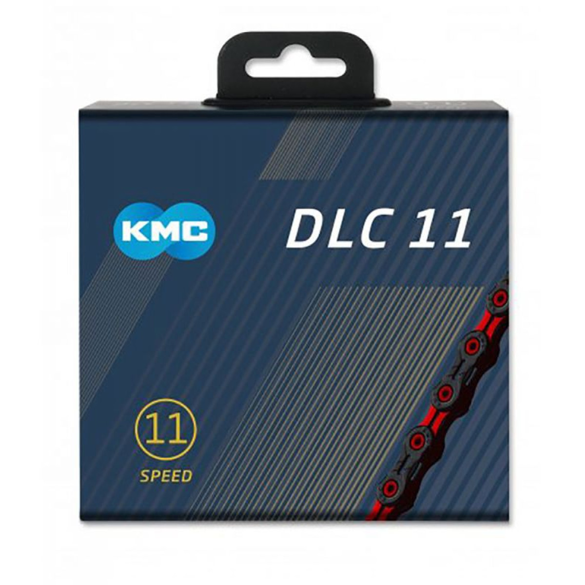 KMC DLC11 grandinė / 11 pavarų / Black - Pink