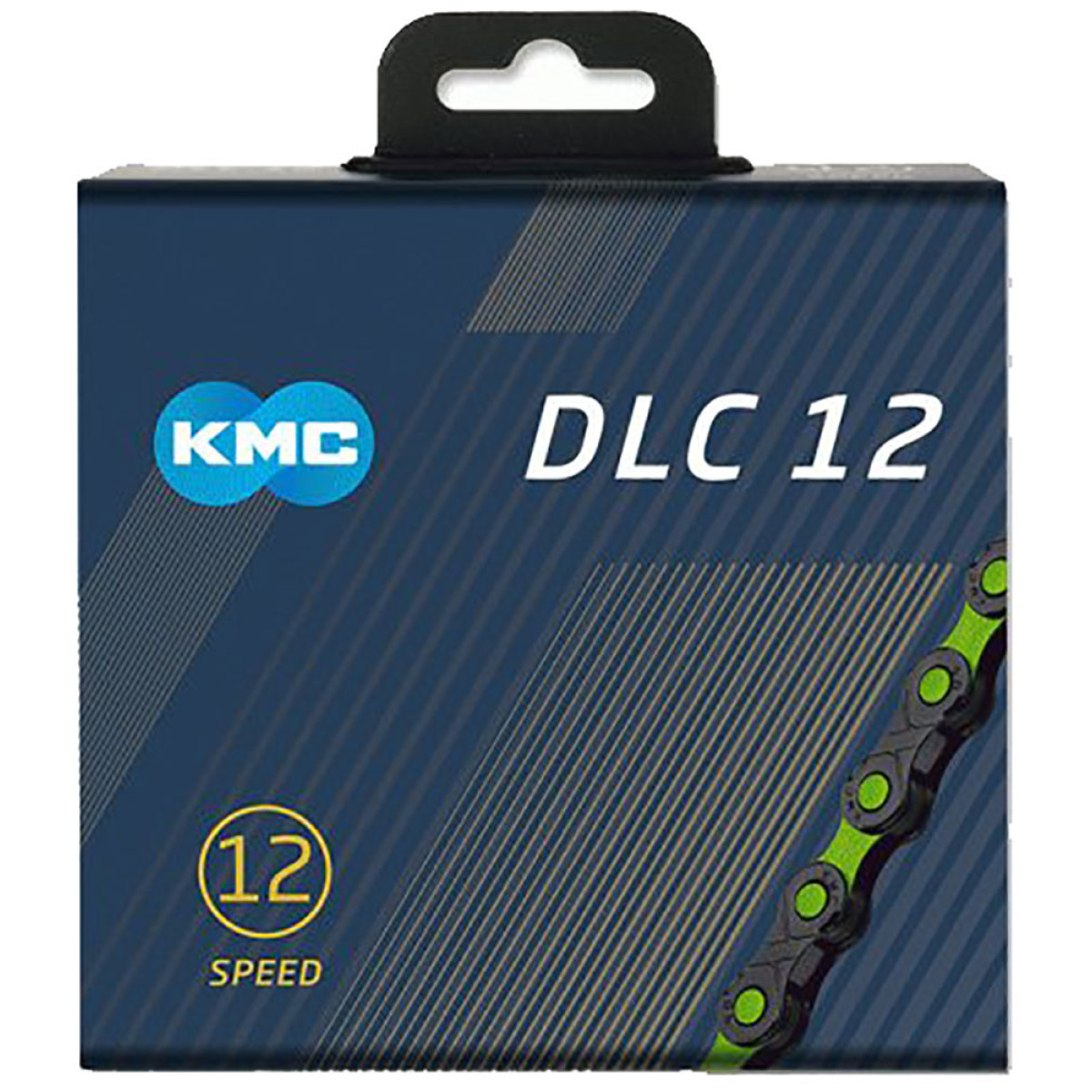 KMC DLC12 grandinė / 12 pavarų / Black-Green