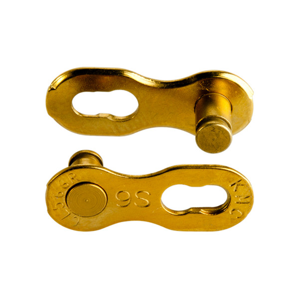 KMC X9 Ti-N MissingLink Chain Connector | 9-speed | Gold