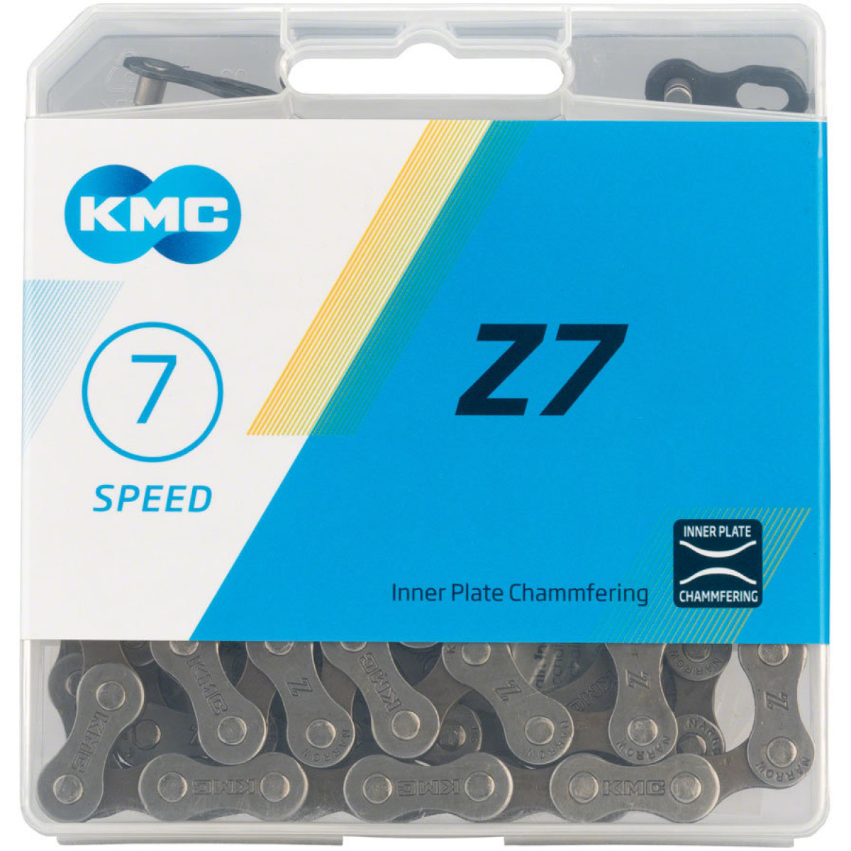 KMC Z7 grandinė / 6/7 pavarų / Grey - Brown 