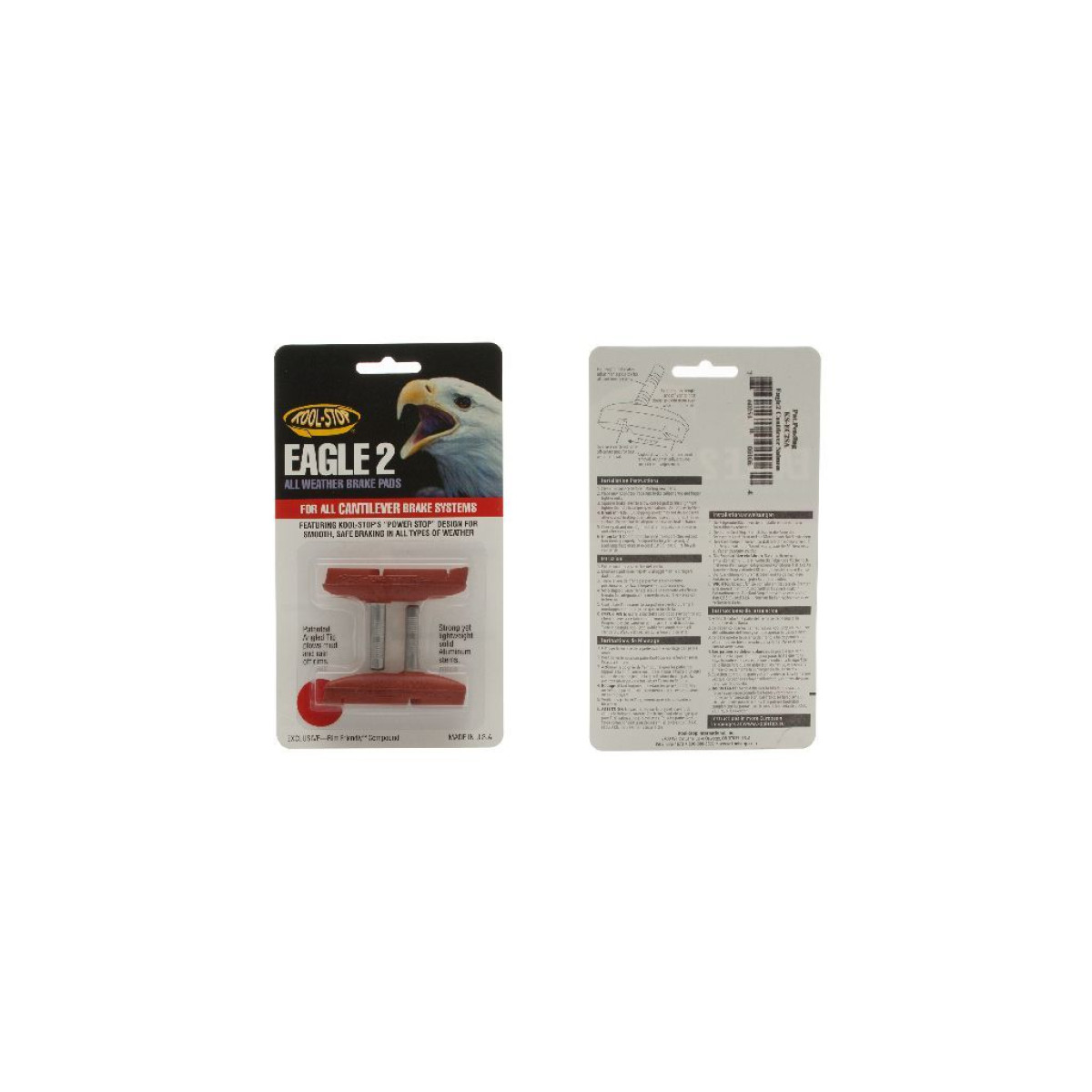 Kool Stop RE242KS Eagle 2 Brake Pads | Salmon