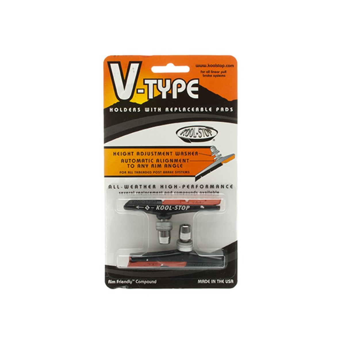 Kool Stop RE520KS H5 V-Brake Brake Pads | Dual Kool Stop RE520KS H5 V-Brake Brake Pads | Dual