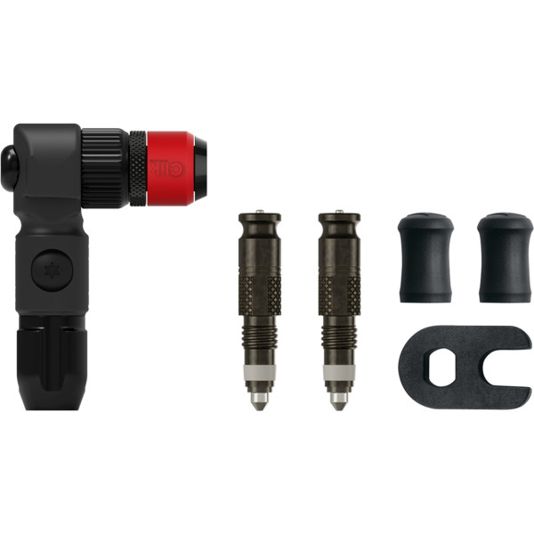 Lezyne ABS Pro CLIK pompos galvutė + CLIK Valve ventilių konvertavimo komplektas