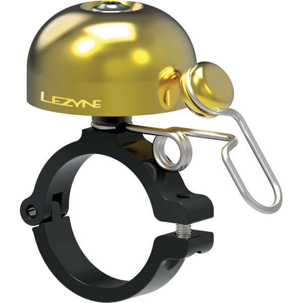Lezyne Classic Brass HM Bike Bell | Black - Brass